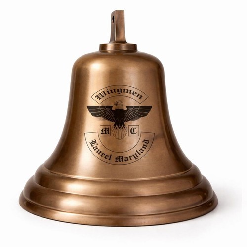 Campana nave bronzo incisa - campana,