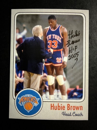 Hubie brown autografo new - hubie,