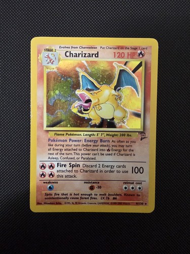 Charizard 130 set base eng - charizard,