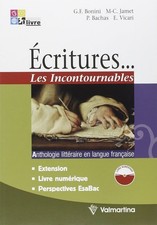 ecritures les incontournables (2t) francese, antol.e lett. bonini/jamet 88494820