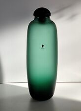 Venini BOTTIGLIA VASO VETRO Serie Velati 1980 ITALIA Murano VINTAGE BOTTLE tappo