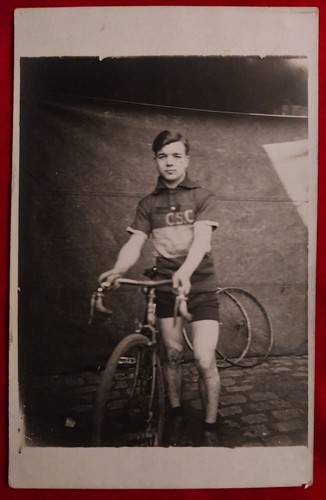 Cartolina bici ciclista s - c.,