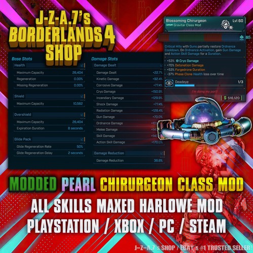 Borderlands modded class - 4✨,