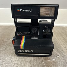 Macchina fotografica Polaroid 600 CL Spirit pellicola istantanea vintage anni 90 design arcobaleno NON TESTATA