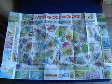 IL VIEOGIOCO DEI PAPERI  TOPOLINO CITYLINE DOIMO SOLO TABELLONE GIOCO  IN CARTA
