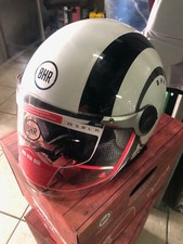 CASCO MOTO SCOOTER HELMET BHR 710 SPECIAL COOL A BIANCO NERO VISIERA TAGLIA S