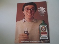advertising Pubblicità 1981 AMARO JAGERMEISTER - NUMERO 1270
