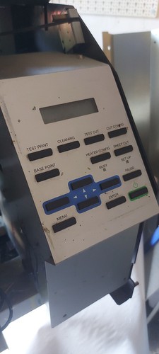 Pannello controllo plotter - di,