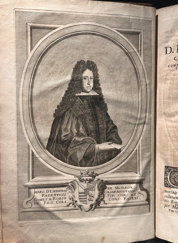 Libro antico 1722 grande - libro,