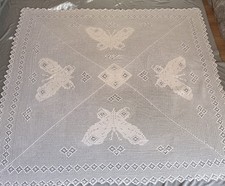 Vintage Butterfly Square Filet