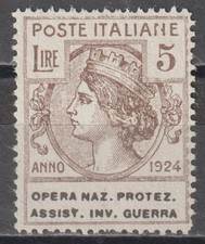 Italia Regno 1924, 