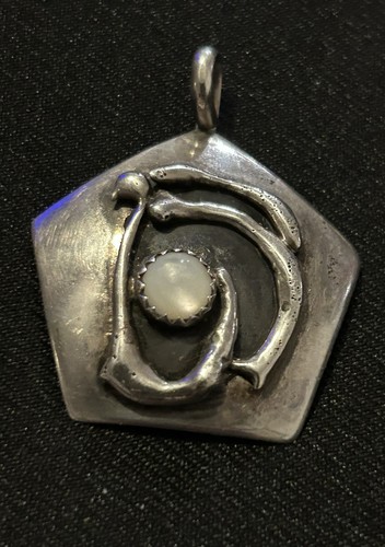 Ciondolo vintage argento - ciondolo,