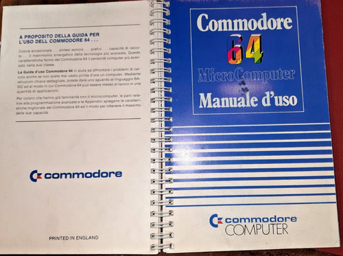 Manuale originale commodore - manuale,