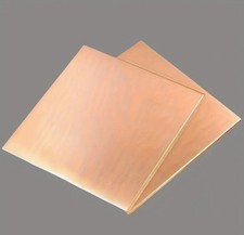 Lastra lamina lamiera di rame puro 10x10cm spessore 0,5 mm per hobby bigiotteria