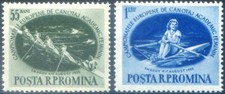 Romania. Sport. Canottaggio donna 1955.