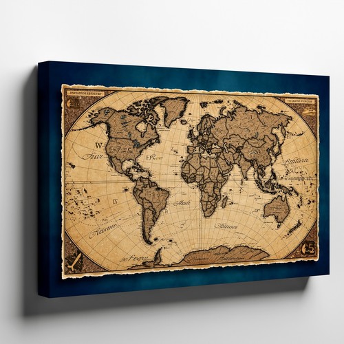 Mappa del mondo dettagliata