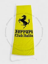 Bandiera ufficiale Club Ferrari flag dealership rara