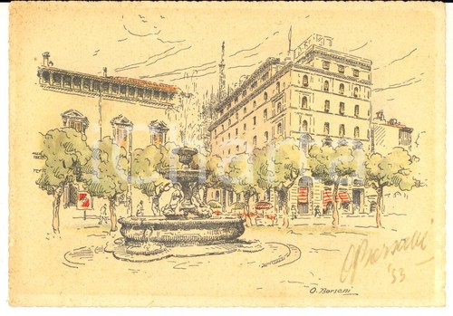 1953 milano piazza - milano,