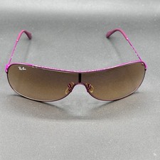 Occhiali da sole Ray-Ban RB 3211 076/4H scudo viola grandi Italia usati