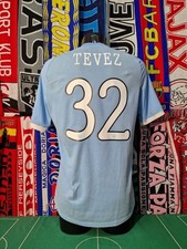 Maglia Calcio Manchester City Home 2011/12 Tevez FA Cup Finale Shirt Trikot