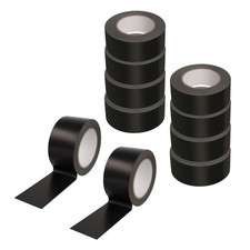 Nastro tessuto nero 50 m - 10,