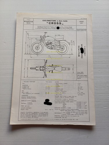 Beta cross 1971 facsimile - cross,