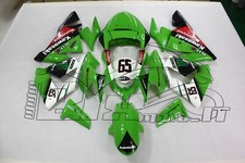 CARENE ABS KAWASAKI ZX-10R 2004 2005 STAMPO AD INIEZIONE CON PLEXIGLAS E UNGHIA