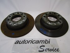 1K0615601AB COPPIA DISCHI FRENO POSTERIORI VOLKSWAGEN GOLF 6 1.4 B 90KW 6M 3P (2