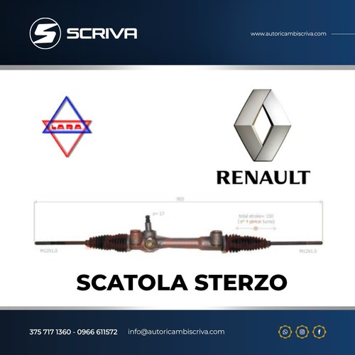 Scatola sterzo renault - scatola,