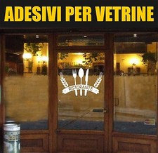 vetrofanie adesivo ristorante