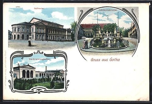 Cartolina gotha muro di - cartolina,