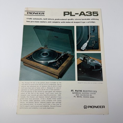 Pioneer a35 giradischi - pioneer,