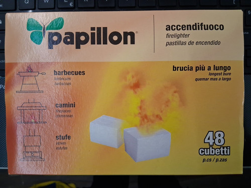 Accendifuoco chimico papillon - accendifuoco,
