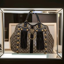 Borsa shopper Gucci GG tela