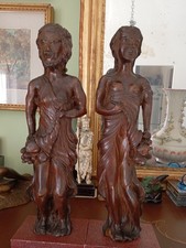 SCULTURA  N°2 ANTICA LEGNO