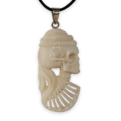 Collana ciondolo osso lady