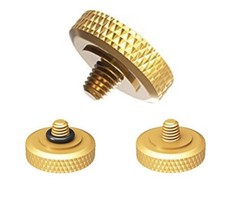 PULSANTE SCATTO CONCAVO ORO