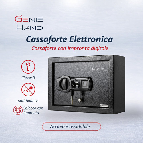 Cassaforte biometrica con - cassaforte,