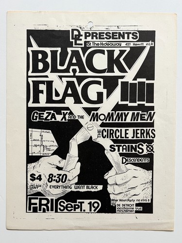 Black flag flyer - flag, raymond