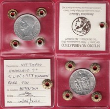 ITALIA 5 lire 1937 Fecondità
