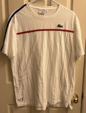 Camicia girocollo manica corta Lacoste x Andy Roddick taglia (6) XL rara usata in ottime condizioni