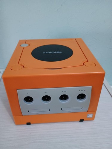 Game cube orange jap console - game, cube-orange-jap-console