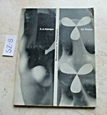 LIBRO BOOK MASTERPIECES OF PHOTOGRAPHY  E.A. HEINIGER 52 PHOTOS 1952 IN INGLESE