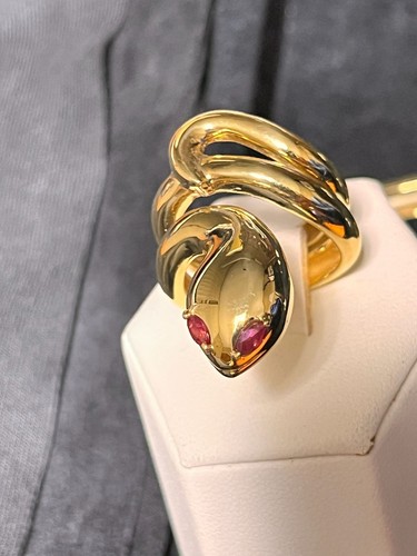 Anello serpente argento - serpente, in