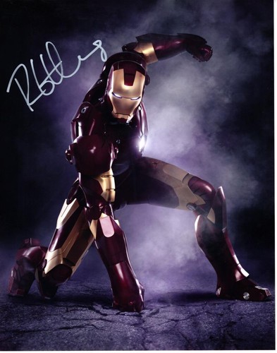 Foto firmata robert downey - downey, jr
