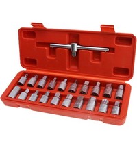 Set 21 Chiavi Bussola per Tappi Scarico Coppa Olio 3/8"+valigetta Art.867211