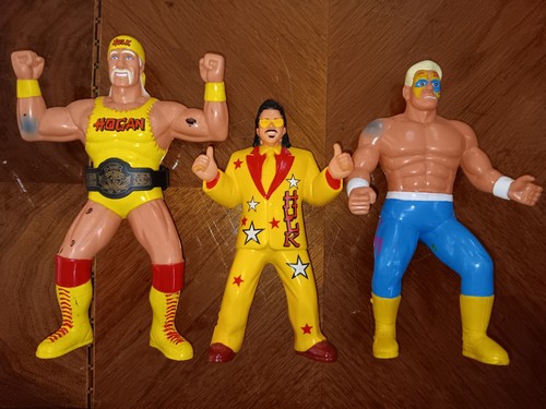 Lotto figurine wrestling hulk - figurine,