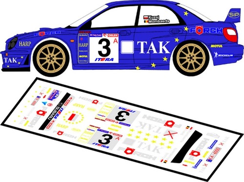 Decals subaru impreza wrc - impreza,