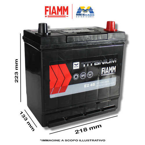 Fiamm batteria 12v 45ah 330a - fiamm,