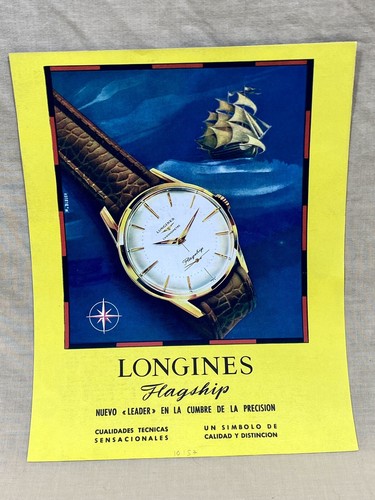 Longines vintage brochure - longines,